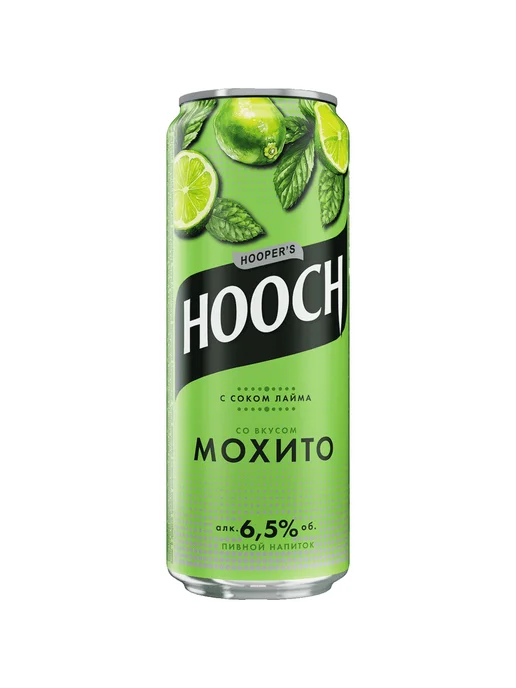 Пивной напиток Hooper's Hooch со вкусом мохито 0,45 л ж б, 450 мл