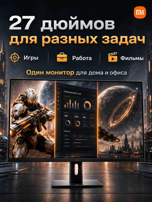 Xiaomi Монитор игровой для ПК 165Гц Redmi X27GQ, вариант, фото 2