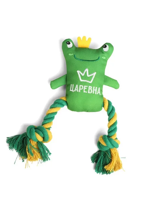 Triol Игрушка "Царевна-лягушка" для собак, мягкая, 120 220мм, зеленый, фото 6