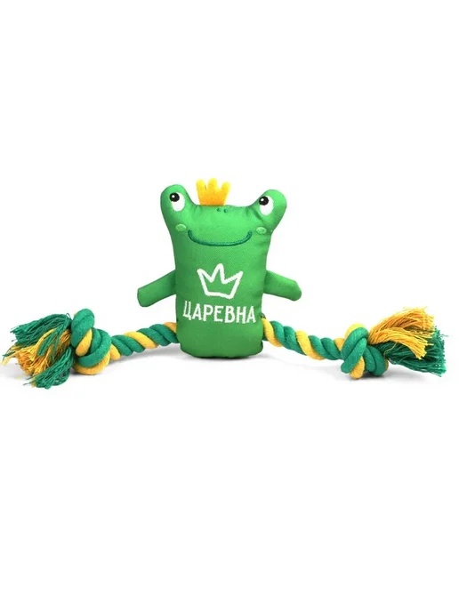 Triol Игрушка "Царевна-лягушка" для собак, мягкая, 120 220мм, зеленый, фото 8