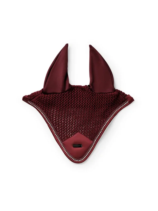 Equestrian Stockholm Ушки для лошади Crystal Bordeaux, красный