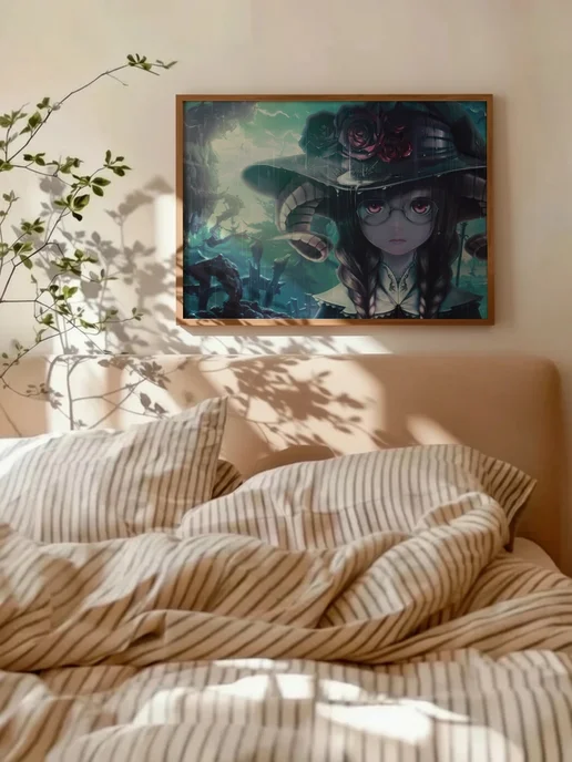 Плакат Nightcore Аниме Ведьма Эвелин, вариант, фото 4