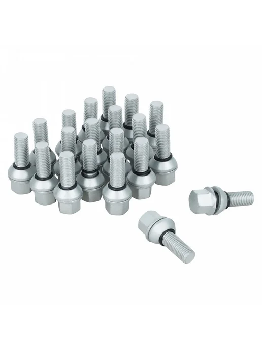 AIRLINE Болты колесные M12x1,5x26x52 конус ключ 17 ABLT314 20 шт, 1.5x26x52, 20 шт, фото 7