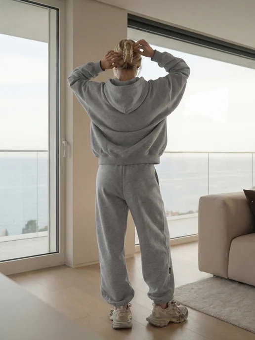 LOOK.IN Костюм спортивный брючный с капюшоном на молнии, вариант, фото 4