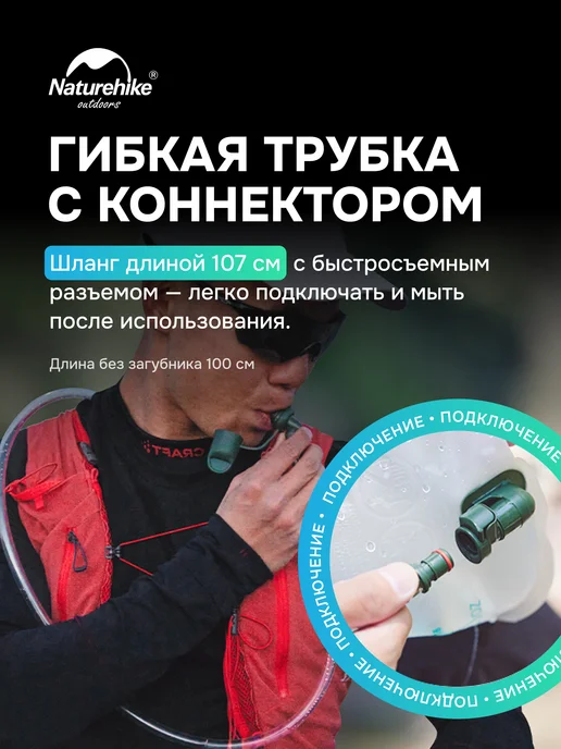 Naturehike Гидратор питьевая система для рюкзака туристическая, вариант, фото 6