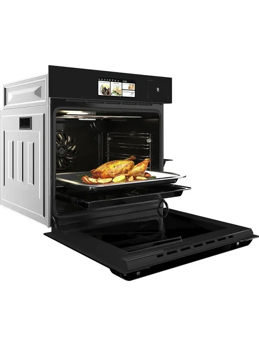 Hiberg Духовой шкаф S-VM 6615 B i-SMART, пароконвектомат, 66 л, фото 3