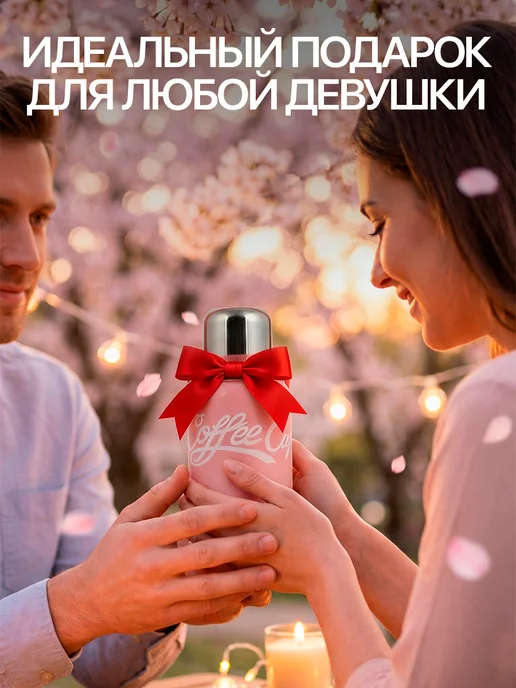 Термос 1 литр розовый, розовый, фото 5