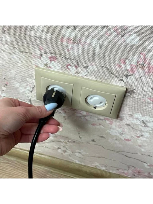 МУЛЬТИДОМ Заглушки для розеток от детей "Стоп ток" 6 шт, 6 шт, фото 8