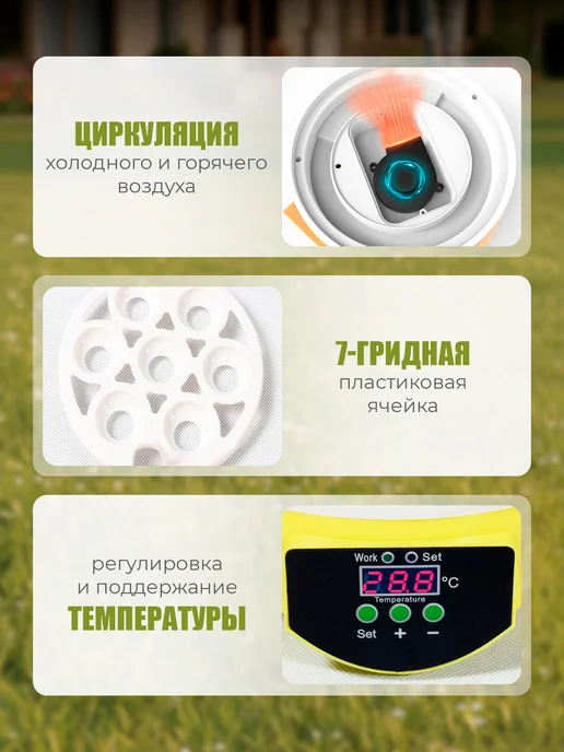 Инкубатор для яиц автоматический с терморегулятором, вариант, фото 2