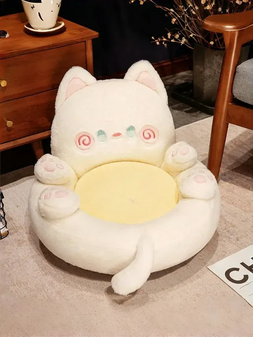 кровать кот для людей большая 50*35cm, белый, фото 2