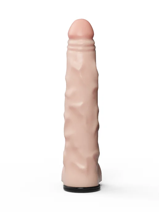 Lovetoy Гнущаяся насадка для страпона, бежевый, фото 3