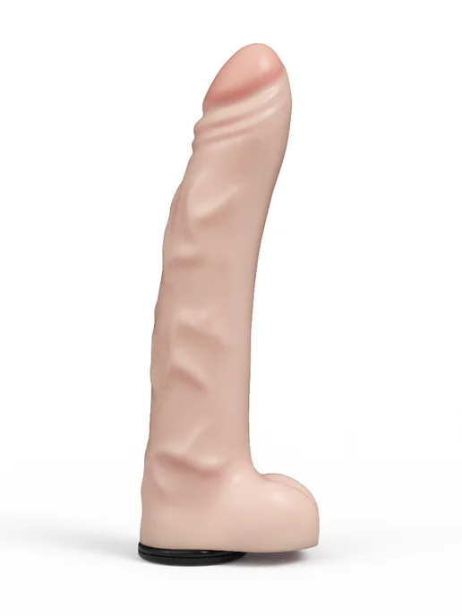 Lovetoy Гнущаяся насадка для страпона, бежевый, фото 5