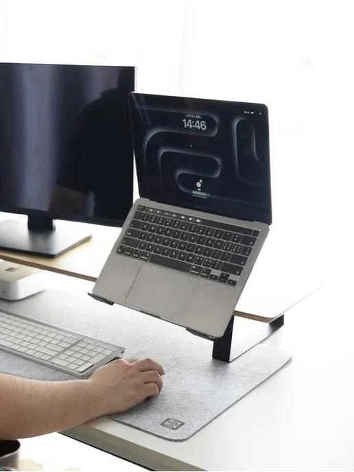 GEEK NOOK Кронштейн для ноутбука Laptop Open 28.2x14.8x21.2 см, черный, черный, фото 5