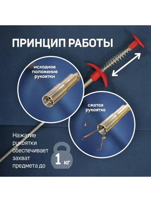 Гибкий захват оцинкованный для блоков, диаметр до 45 мм, вариант, фото 2