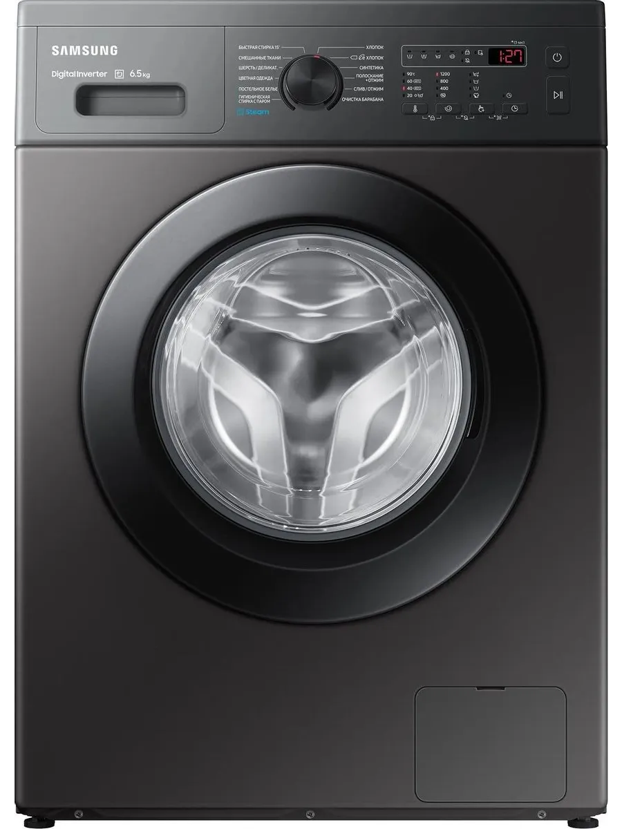 Стиральная машина узкая WW65AG4S20CX LP серебристы Samsung 712399916 купить за 47 296 ₽ в интернет‑магазине Wildberries