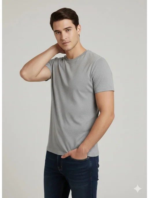 BLOSSOM MEN'S Футболка базовая однотонная хлопок комплект 2 шт, 2 шт, фото 8