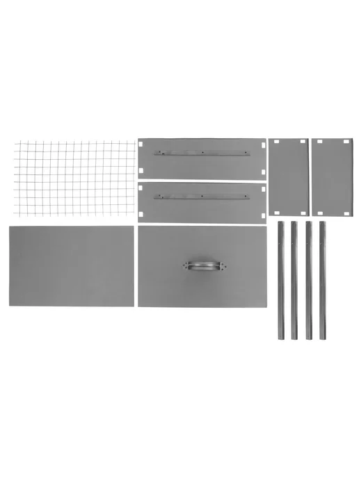 Maclay Мангал-коптильня Эконом 40×25×40 см, 40x25x40 см, фото 7