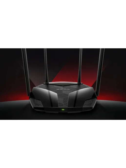 Mercusys Wi-Fi роутер MR80X, Wi-Fi AX3000, 2.4 5 ГГц, 2976 Мбит с, черный, фото 3