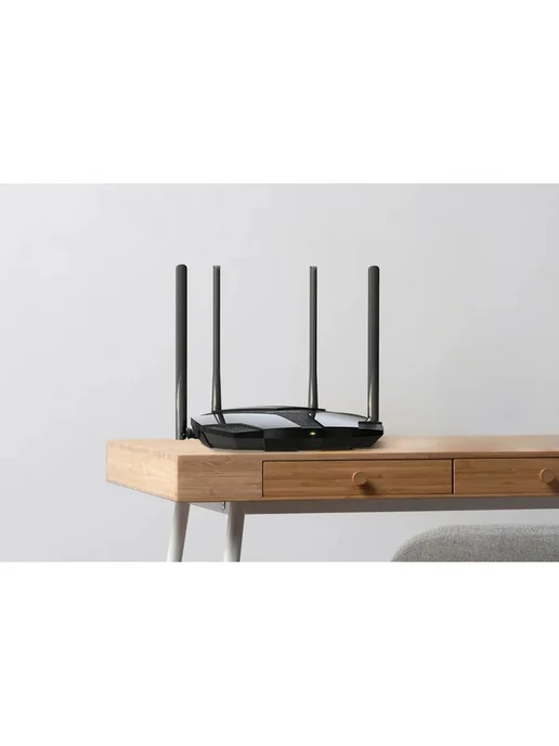 Mercusys Wi-Fi роутер MR80X, Wi-Fi AX3000, 2.4 5 ГГц, 2976 Мбит с, черный, фото 4