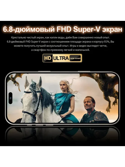 Смартфон Pro Max 1111 6/512 ГБ, розовый, фото 4