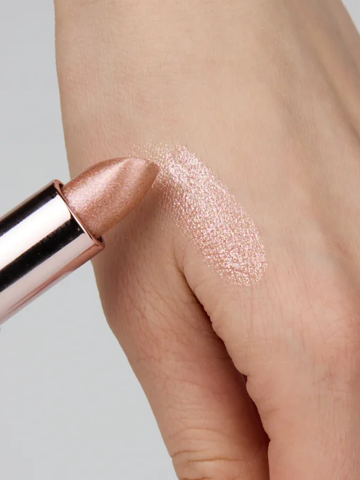 TF COSMETICS Помада для губ сияющая нюдовая, тон 805 Свет звезды, розовый, фото 7