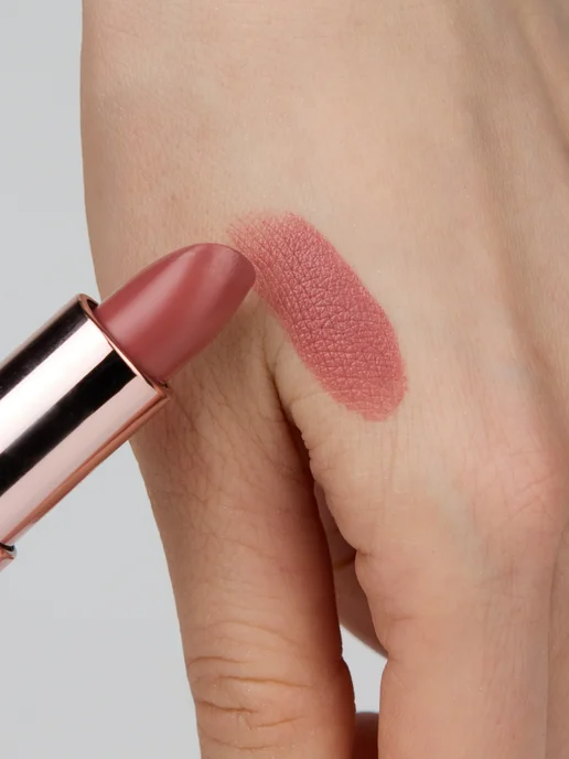 TF COSMETICS Помада для губ красно-коричневая, тон 813 Дерзкий нюд, красный, фото 7