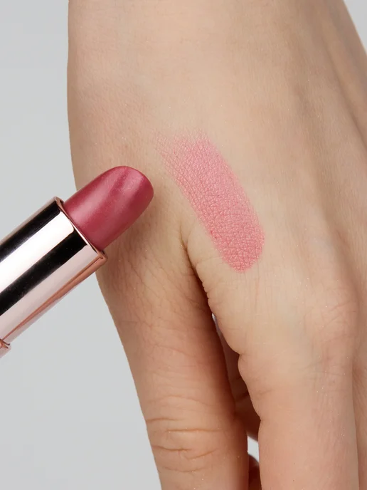 TF COSMETICS Помада для губ перламутровая ягодная, тон 819, розовый, фото 7