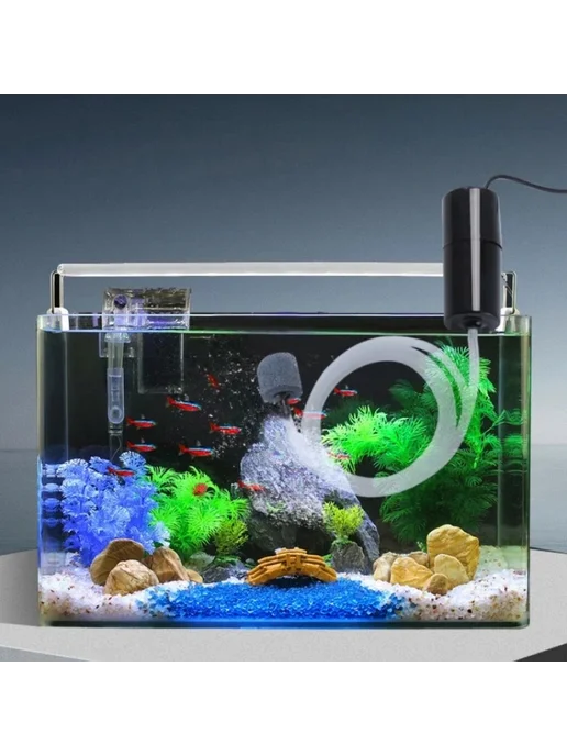USB Зарядка Рыба Tank Кислородный насос, фиолетовый, фото 2