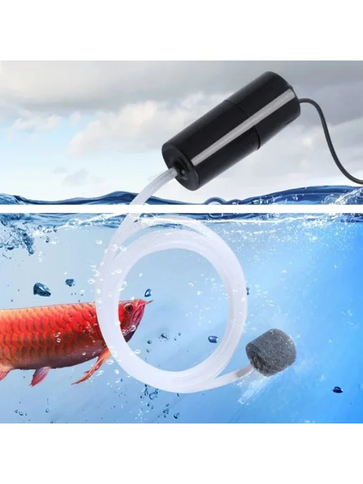 USB Зарядка Рыба Tank Кислородный насос, фиолетовый, фото 4