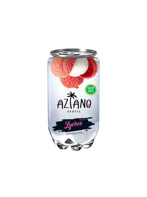 AZIANO Напиток газированный Личи 350 мл, 2 шт, 350 мл, 2 шт, фото 2