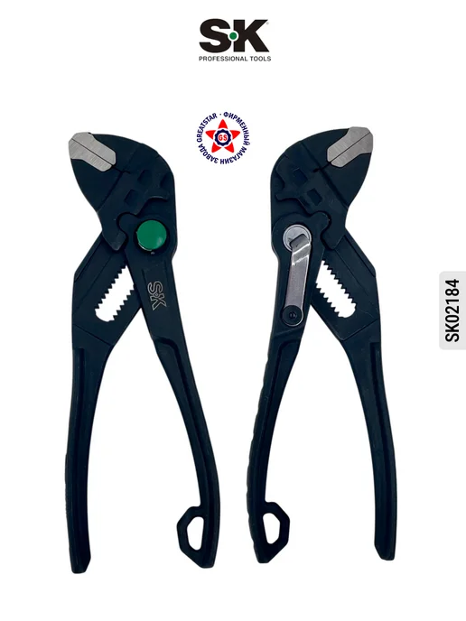 SK tools Переставные мини клещи 100 мм SK02184, черный, фото 6