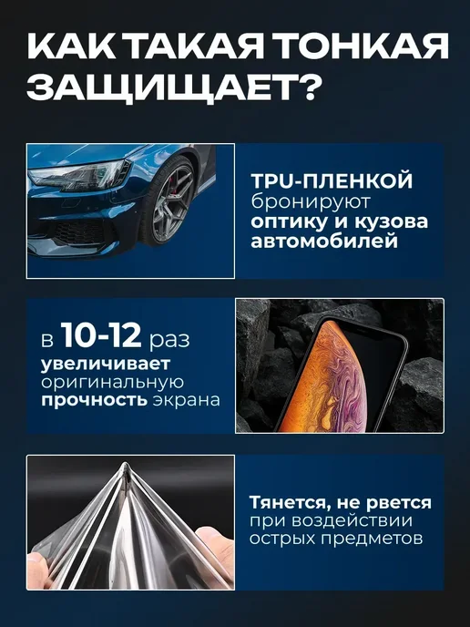 DUO-DU Полиуретановая пленка Samsung Galaxy A51, A52 1 шт гл, 1 шт, фото 7