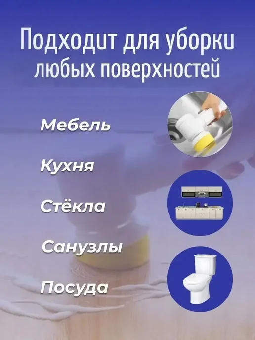Электрощетка для уборки беспроводная, вариант, фото 3