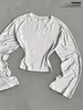 Приталенный лонгслив с широкими рукавами model off duty Tishka 716144270 купить за 930 ₽ в интернет‑магазине Wildberries