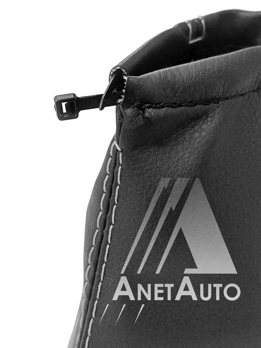 AnetAuto Ручка КПП для а м ВАЗ 11183, 11193 Калина 1 с чехлом, черный, фото 6