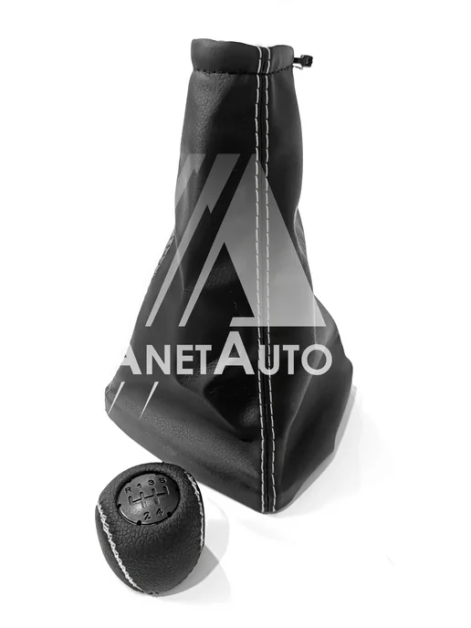 AnetAuto Ручка КПП для а м ВАЗ 11183, 11193 Калина 1 с чехлом, черный, фото 8
