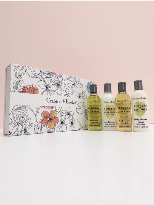 Crabtree & Evelyn Подарочный Тревел-набор Verbena and Lavender, фиолетовый, фото 2
