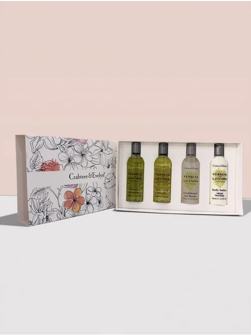 Crabtree & Evelyn Подарочный Тревел-набор Verbena and Lavender, фиолетовый, фото 3