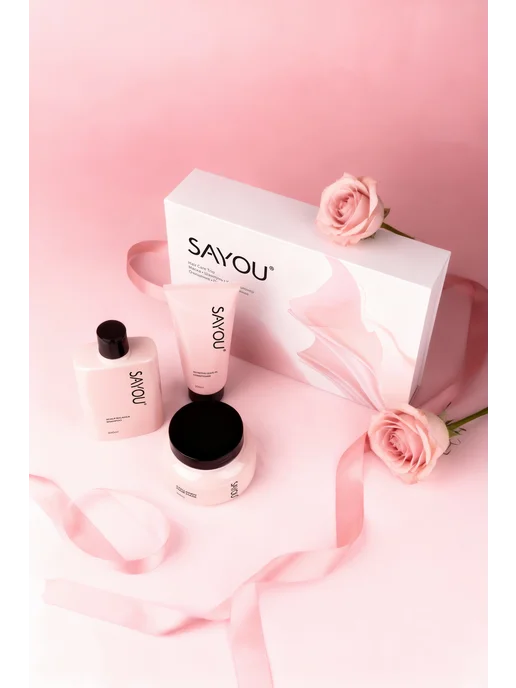SAYOU Подарочный набор косметики для волос питание, бежевый, фото 3