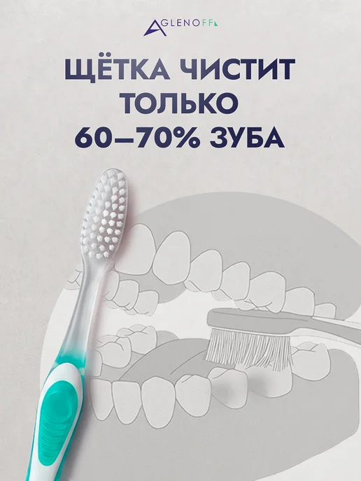 Aglenoff Зубочистки с нитью 50 шт. Флоссеры, 50 шт, фото 2
