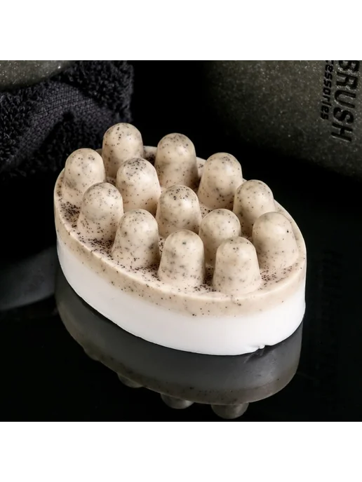 Мыльные штучки Мыло массажное со скрабом «Кофе», 100 г, 100 г