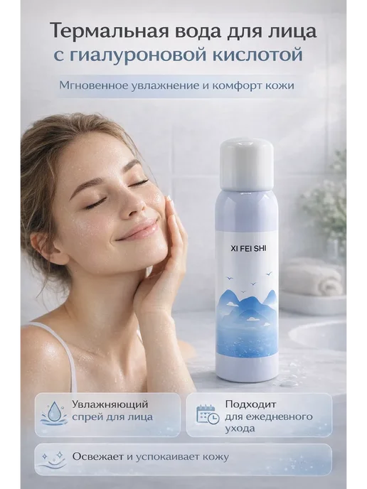 Noza26 Термальная вода с гиалуроновой кислотой, вариант