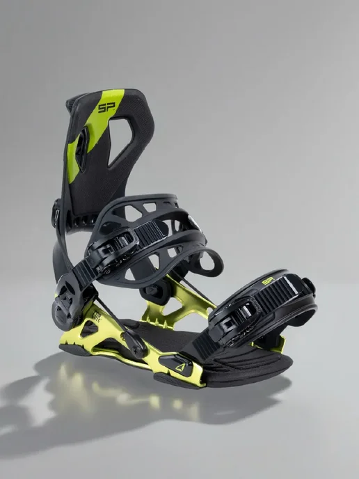 SP United Крепление для сноуборда FASTEC Core ME lime L, черный, фото 6