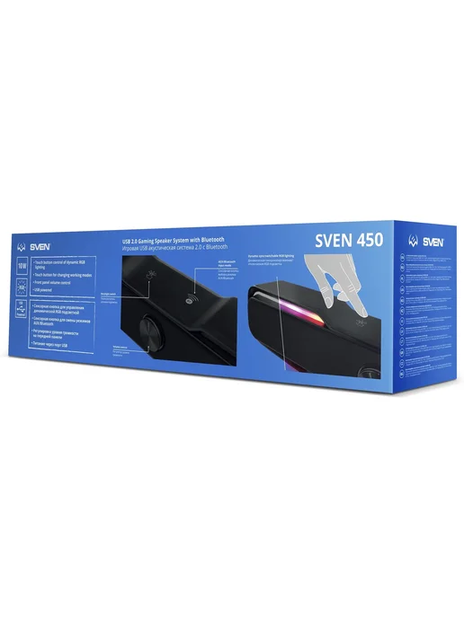 Sven Саундбар для телевизора 10 Вт. Bluetooth, USB, 450, 10 Вт, фото 5