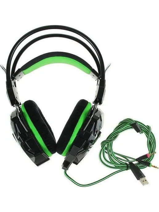 SmartBuy Наушники игровые с микрофоном с гарнитурой (SBHG-1200) RUSH, черный, фото 8