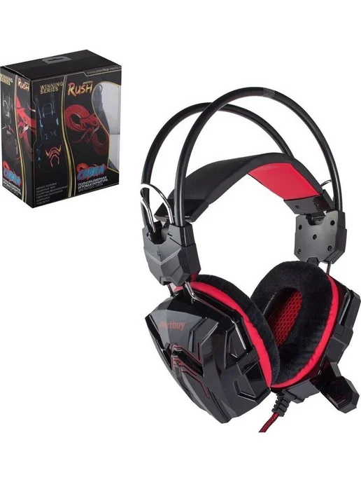 SmartBuy Наушники игровые с микрофоном с гарнитурой (SBHG-1300) RUSH, вариант, фото 4