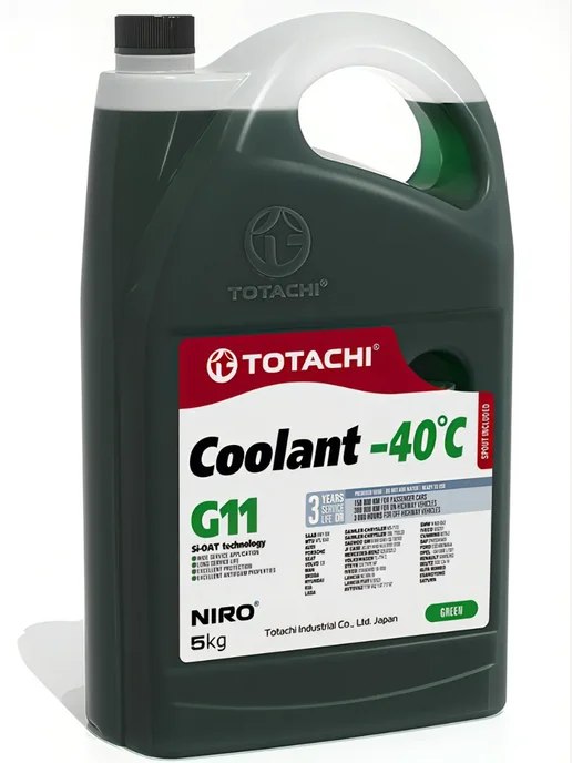 TOTACHI Антифриз Super Long Life Coolant Red -40°C 1 л, 5 кг