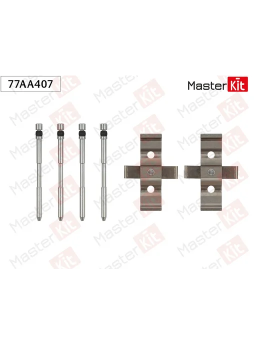 MasterKit Комплект установочный тормозных колодок Renault CLIO III (BR, вариант