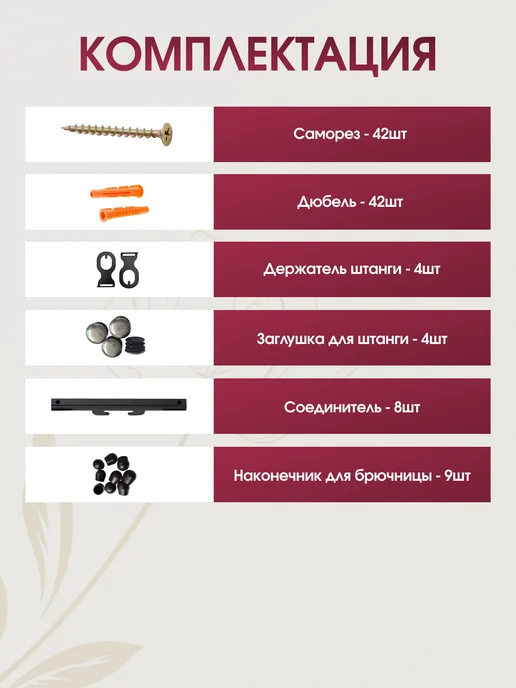 ALMAX Гардеробная настенная система для хранения вещей с брючницей, черный, фото 7