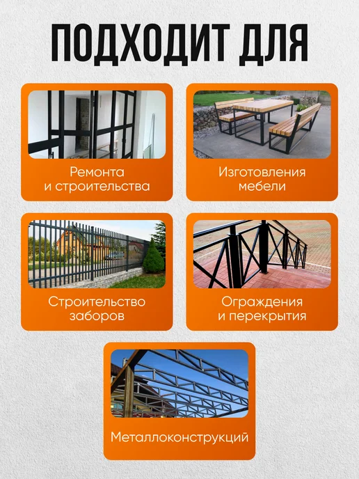 Профильная труба 60х40х2 мм 500мм крашенная, 100x100x3 мм, фото 2